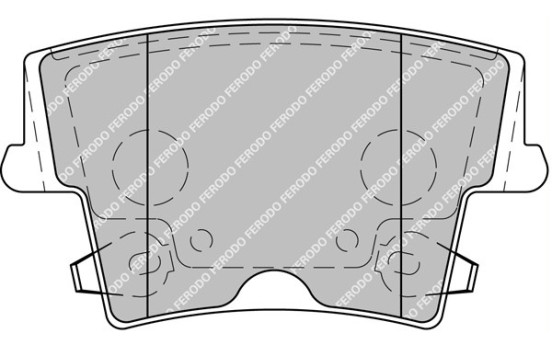 Brake Pad Set, disc brake PREMIER FDB1953 Ferodo, Image 2