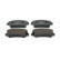 Brake Pad Set, disc brake PREMIER FDB351B Ferodo