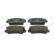 Brake Pad Set, disc brake PREMIER FDB351B Ferodo