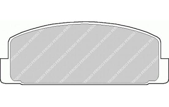 Brake Pad Set, disc brake PREMIER FDB372 Ferodo, Image 2