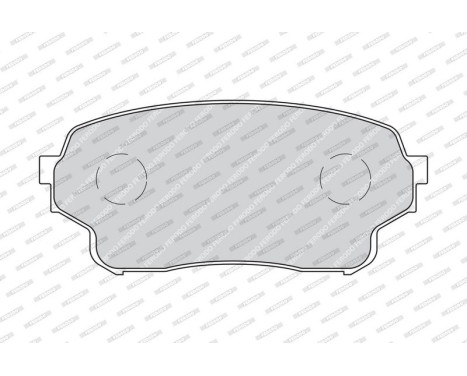 Brake Pad Set, disc brake PREMIER FDB4077 Ferodo, Image 4