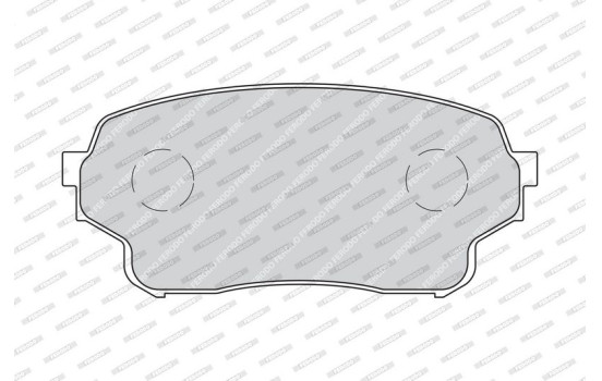Brake Pad Set, disc brake PREMIER FDB4077 Ferodo, Image 4