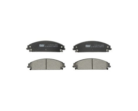 Brake Pad Set, disc brake PREMIER FDB4078 Ferodo