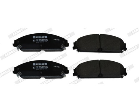 Brake Pad Set, disc brake PREMIER FDB4078 Ferodo, Image 4