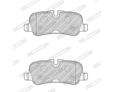 Brake Pad Set, disc brake PREMIER FDB4105 Ferodo, Image 3
