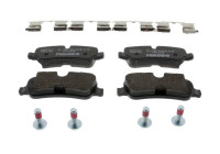 Brake Pad Set, disc brake PREMIER FDB4105 Ferodo