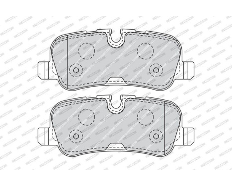Brake Pad Set, disc brake PREMIER FDB4105 Ferodo, Image 2
