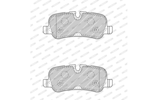 Brake Pad Set, disc brake PREMIER FDB4105 Ferodo, Image 3