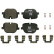 Brake Pad Set, disc brake PREMIER FDB4106 Ferodo