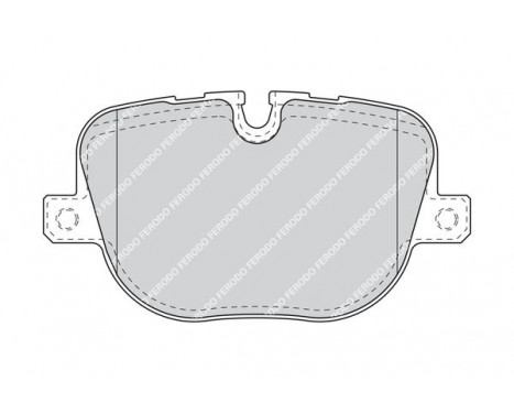 Brake Pad Set, disc brake PREMIER FDB4106 Ferodo, Image 2