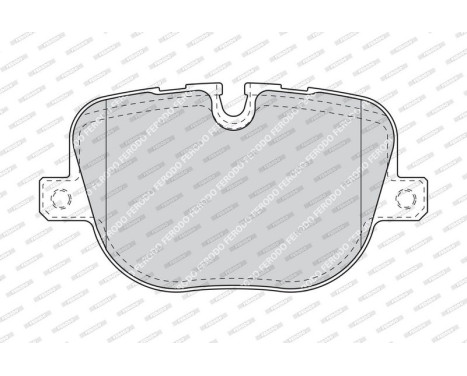 Brake Pad Set, disc brake PREMIER FDB4106 Ferodo, Image 3