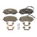 Brake Pad Set, disc brake PREMIER FDB4154 Ferodo
