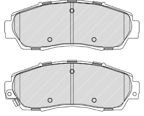 Brake Pad Set, disc brake PREMIER FDB4161 Ferodo, Image 2