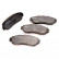 Brake Pad Set, disc brake PREMIER FDB4161 Ferodo