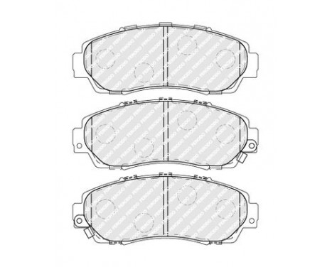 Brake Pad Set, disc brake PREMIER FDB4161 Ferodo, Image 3