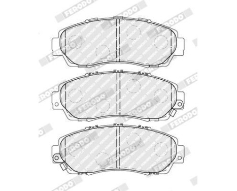 Brake Pad Set, disc brake PREMIER FDB4161 Ferodo, Image 3
