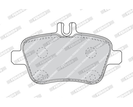 Brake Pad Set, disc brake PREMIER FDB4163 Ferodo, Image 3