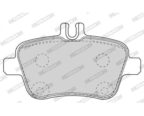 Brake Pad Set, disc brake PREMIER FDB4163 Ferodo, Image 4