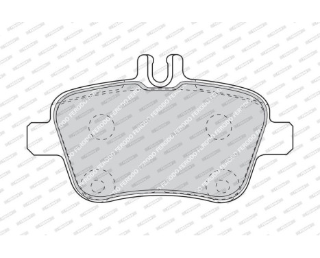 Brake Pad Set, disc brake PREMIER FDB4163 Ferodo, Image 3