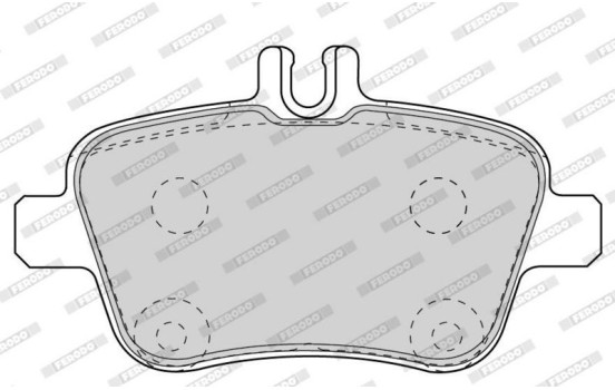 Brake Pad Set, disc brake PREMIER FDB4163 Ferodo, Image 4