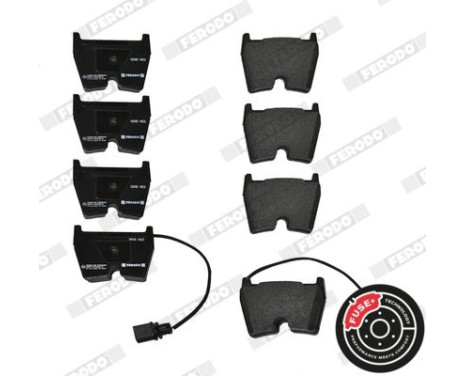 Brake Pad Set, disc brake PREMIER FDB4165 Ferodo, Image 6