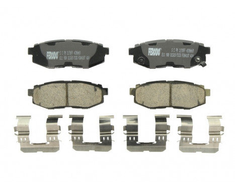 Brake Pad Set, disc brake PREMIER FDB4187 Ferodo