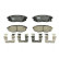 Brake Pad Set, disc brake PREMIER FDB4187 Ferodo