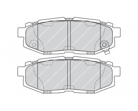 Brake Pad Set, disc brake PREMIER FDB4187 Ferodo, Image 2