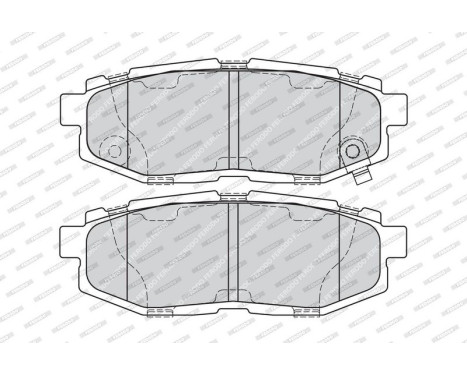 Brake Pad Set, disc brake PREMIER FDB4187 Ferodo, Image 3