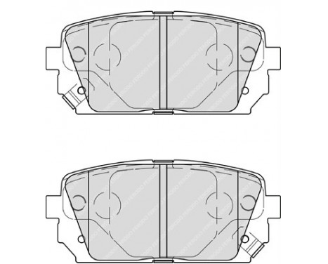 Brake Pad Set, disc brake PREMIER FDB4193 Ferodo, Image 2