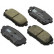 Brake Pad Set, disc brake PREMIER FDB4193 Ferodo