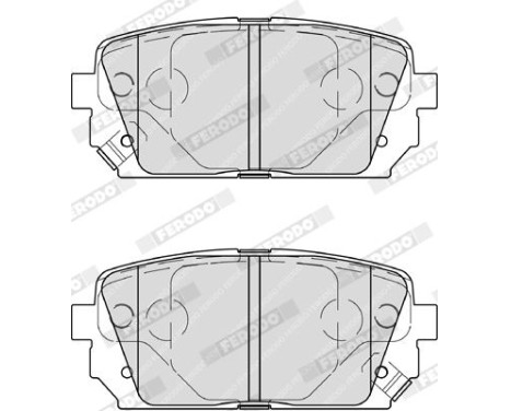 Brake Pad Set, disc brake PREMIER FDB4193 Ferodo, Image 5