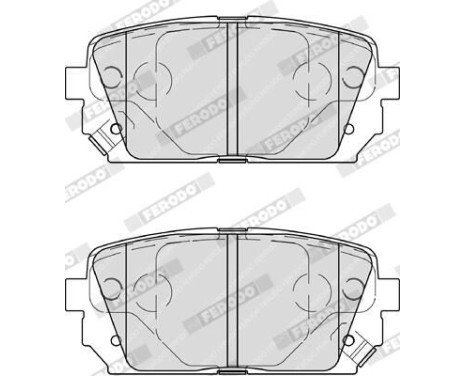 Brake Pad Set, disc brake PREMIER FDB4193 Ferodo, Image 5