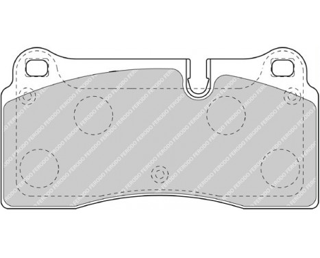 Brake Pad Set, disc brake PREMIER FDB4195 Ferodo, Image 2