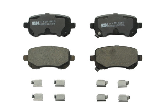 Brake Pad Set, disc brake PREMIER FDB4196 Ferodo