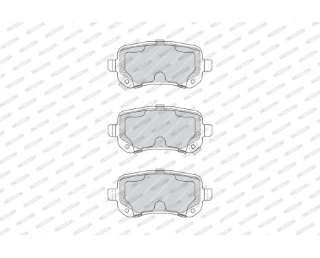 Brake Pad Set, disc brake PREMIER FDB4196 Ferodo, Image 4