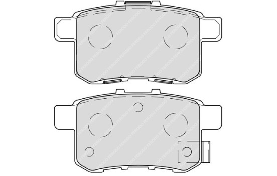 Brake Pad Set, disc brake PREMIER FDB4198 Ferodo, Image 2