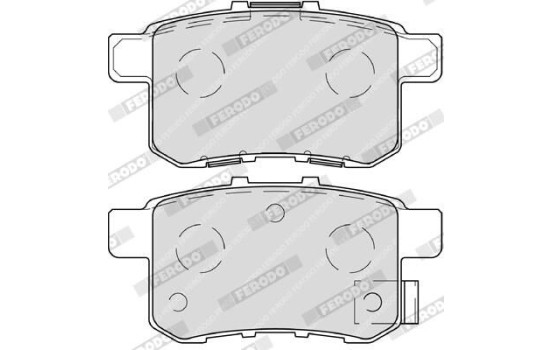 Brake Pad Set, disc brake PREMIER FDB4198 Ferodo, Image 5