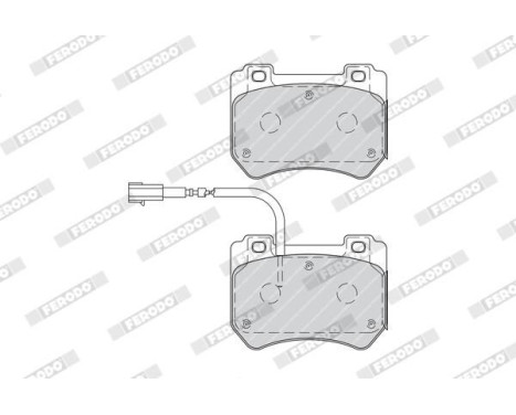 Brake Pad Set, disc brake PREMIER FDB4206 Ferodo, Image 4