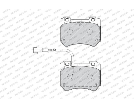 Brake Pad Set, disc brake PREMIER FDB4206 Ferodo, Image 4