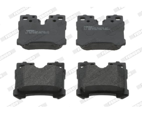Brake Pad Set, disc brake PREMIER FDB4210 Ferodo, Image 3