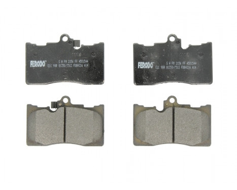 Brake Pad Set, disc brake PREMIER FDB4216 Ferodo