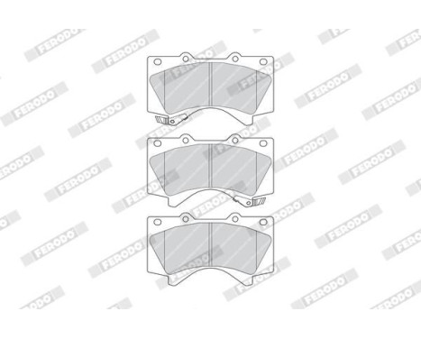 Brake Pad Set, disc brake PREMIER FDB4229 Ferodo, Image 3