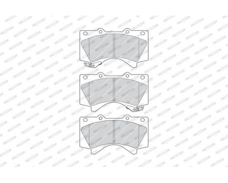 Brake Pad Set, disc brake PREMIER FDB4229 Ferodo, Image 3