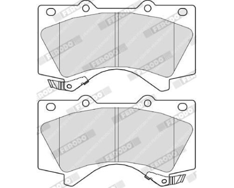 Brake Pad Set, disc brake PREMIER FDB4229 Ferodo, Image 4