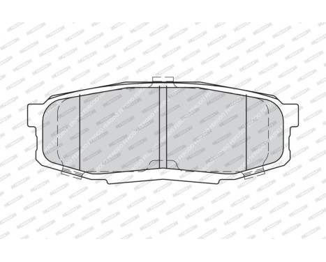 Brake Pad Set, disc brake PREMIER FDB4230 Ferodo, Image 4