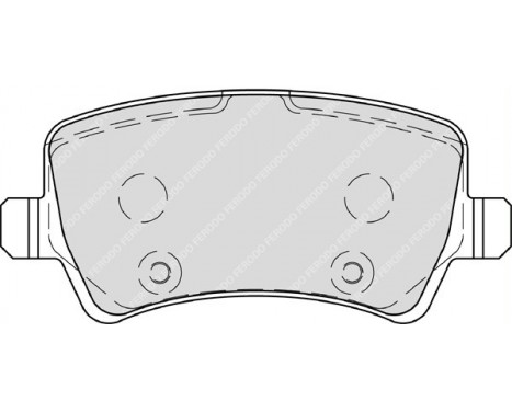 Brake Pad Set, disc brake PREMIER FDB4237 Ferodo, Image 2