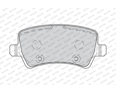 Brake Pad Set, disc brake PREMIER FDB4237 Ferodo, Image 4