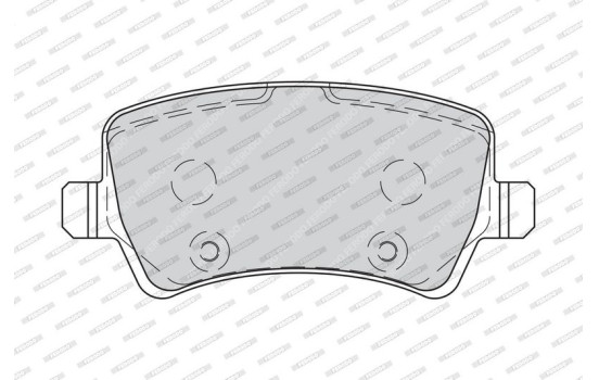 Brake Pad Set, disc brake PREMIER FDB4237 Ferodo, Image 4