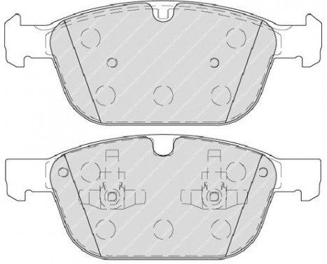 Brake Pad Set, disc brake PREMIER FDB4238 Ferodo, Image 2